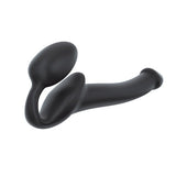 Strap-on-Me Semi-Realistic Bendable Strap-On Black Small