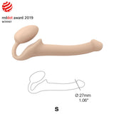 Strap-on-Me Semi-Realistic Bendable Strap-On Vanilla Small