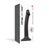 Strap-on-Me Semi-Realistic Dual Density Bendable Dildo Black Small