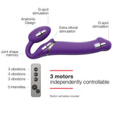 Strap-on-Me Vibrating Strap-On Medium Purple