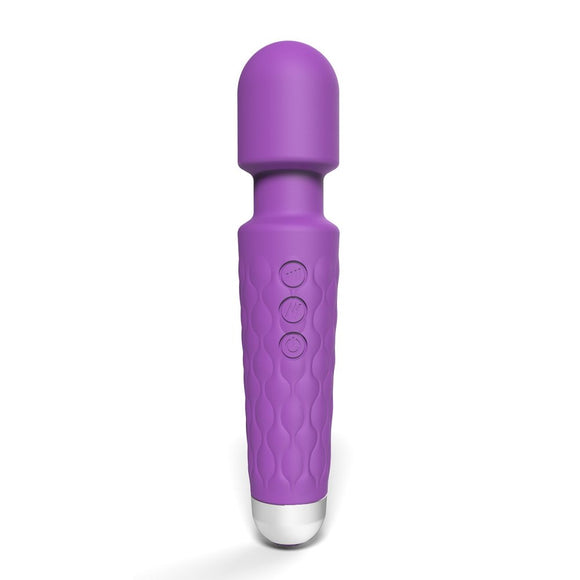 Loving Joy 20 Function Wand Vibrator Purple