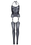 Leg Avenue Lace Suspender Bodystocking One Size