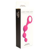 Loving Joy Triple Ripple Anal Beads-Pink